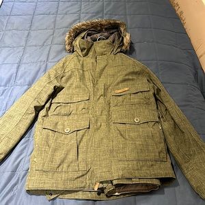 Burton snowboarding jacket plus pants size medium only used one.